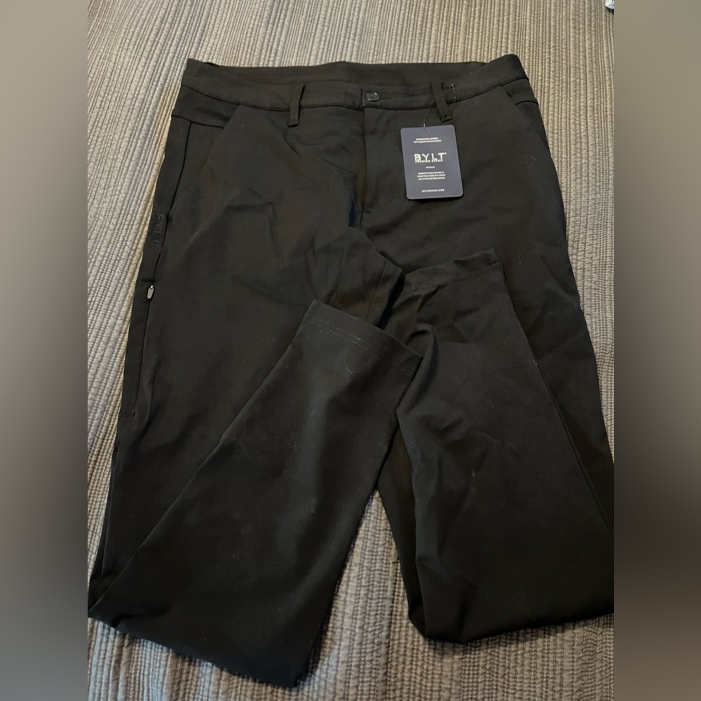 Men’s BYLT Slim straight casual dress pants